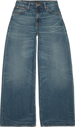 Nudie Jeans Sonic Sue Orange Painter   Blue   26 x 32