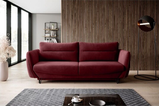 Sofa Eltap Silva 236x95x90 cm Loco 25 Mørk Lilla