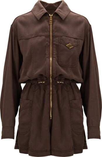 Elisabetta Franchi Dame Jumpsuits & Playsuits Brun L,