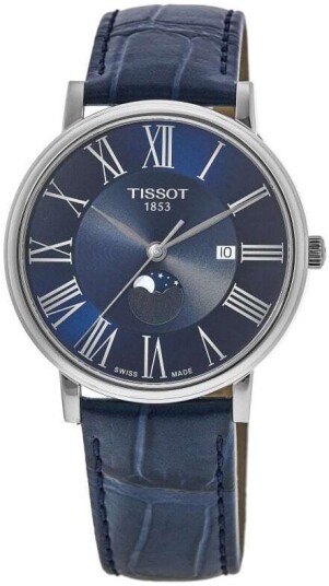 Tissot Herreklokke T122.423.16.043.00 Carson Blå/Lær Ø40 mm