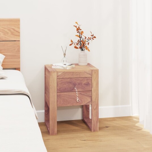 Nattbord 40x30x50 cm heltre teak