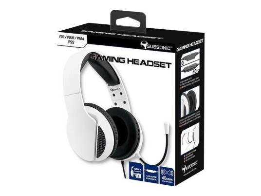 Subsonic Gaming Headset Pure White