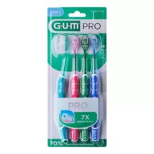 Sunstar GUM Technique Pro Tannbørste Soft 4 Stk Sunstar GUM Technique Pro Tannbørste Soft 4 Stk