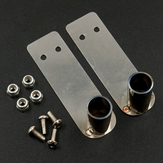 Yeah Racing 1/10 Scale Accessory Stainless Steel Muffler Exhaust