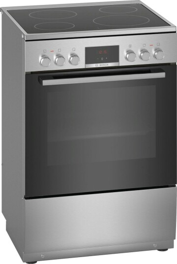 Bosch HKN31A050U Keramisk Komfyr 60 cm med Selvrens og Varmluft Grå