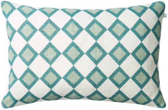 Chhatwal & Jonsson Jodhpur putetrekk 40x60 cm Heaven blue aqua