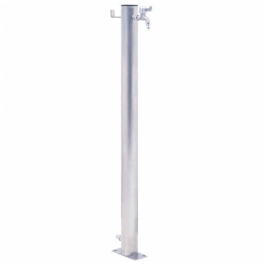 vidaXL Hagevannsøyle 80 cm rustfritt stål rund vidaXL Hagevannsøyle 80 cm rustfritt stål rund