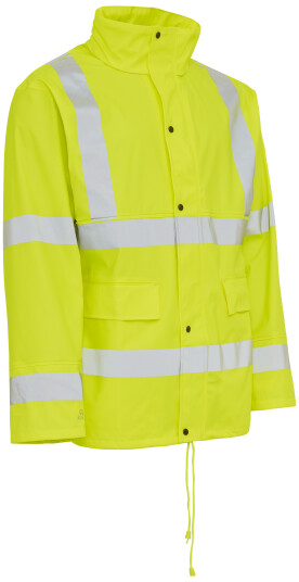 Elka Hi Vis Jakke med Refleksstriper 026300r Gul Str. 5XL