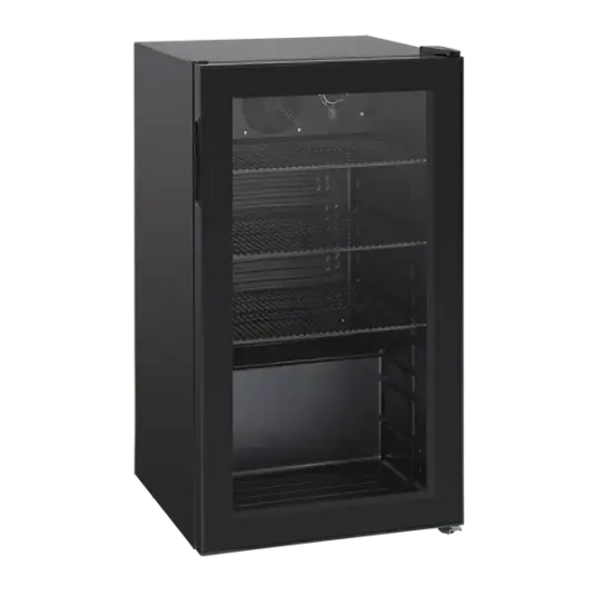 Scandomestic DC98BB Displaykjøleskap 1-dørs 88 liter Sort Scandomestic DC98BB Displaykjøleskap 1-dørs 88 liter Sort