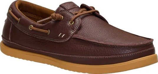 Hey Dude Harbor Lo Craft Leather Brown 44 Hey Dude Harbor Lo Craft Leather Brown 44