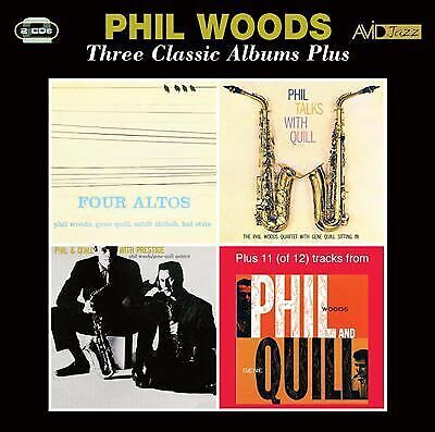 MediaTronixs Phil Woods : Three Classic Albums Plus: Four Altos/Phil Talks With Quill/Phil & Pre-Owned