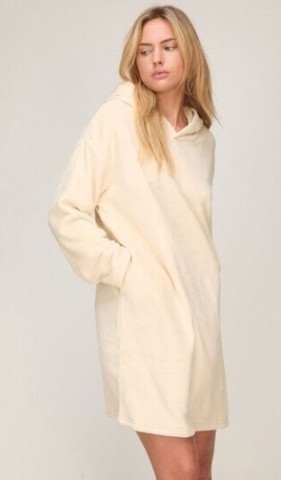 Hunkemöller Snuggle fleece loungekjole Hvit Hunkemöller Snuggle fleece loungekjole Hvit