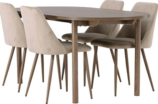 Venture Home Spisegruppe Venture Home Andy med 4 stk Night Stoler GR23662