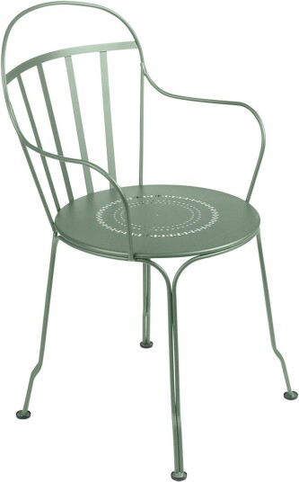 Fermob - Louvre Armchair Cactus - Utendørs Spisebordstoler - grønn Metall