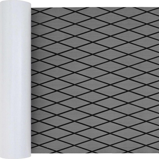 vidaXL Båtmatt Harlekin Lys Grå og Svart 190 x 70 cm EVA