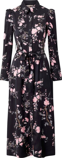 byTimo Kjole Satin Belt Dress Svart