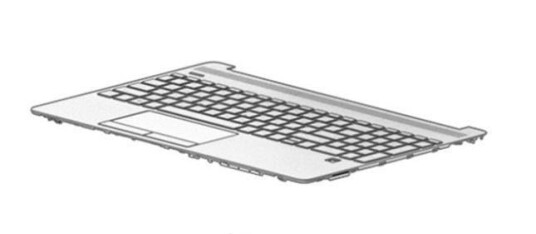 HP SPS-TOP COVER ASV W/KB AHS BL