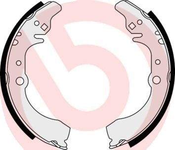 BREMBO S 16 512 Bremsesko sett BREMBO S 16 512 Bremsesko sett