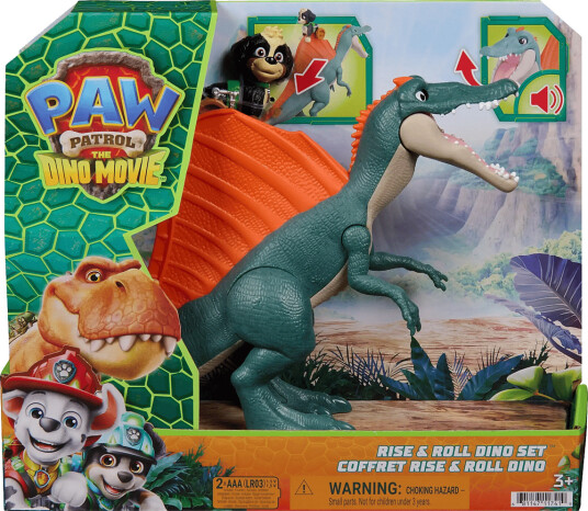 Paw Patrol Paw Patrol: Dino Filmen Rise & Roll Dino-Sæt - Multi/patterned - ONE SIZE
