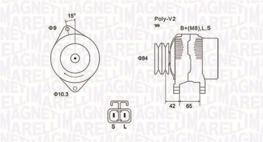 Dynamo MAGNETI MARELLI 063731530010 Dynamo MAGNETI MARELLI 063731530010