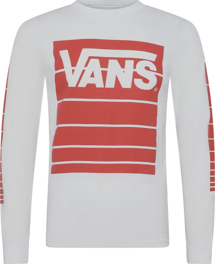 VANS Fast Terrain Ls Tee White L VANS Fast Terrain Ls Tee White L