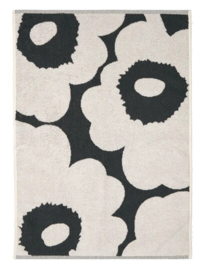Marimekko Home Unikko Hand Towel 50X70 Cm - Grey - 50X70CM Marimekko Home Unikko Hand Towel 50X70 Cm - Grey - 50X70CM