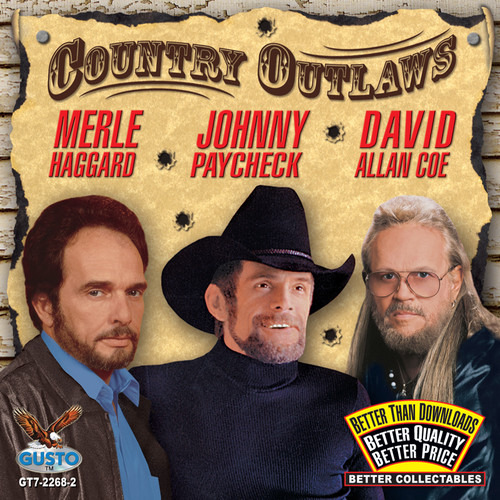 Johnny Paycheck Country Outlaws CD