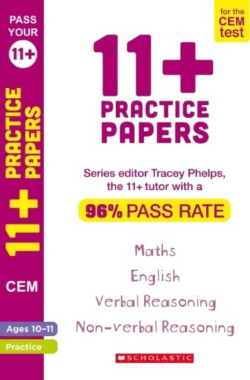 11+ Practice Papers For The Cem Test Ages 10-11 - Book 11 Av Tracey Phelps