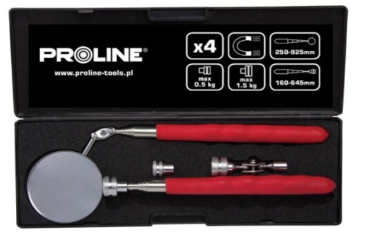 Proline Pro Line Magnetinis Griebtuvas Ir Veidrodžio Tikrinimo Rinkinys 46979 Proline Pro Line Magnetinis Griebtuvas Ir Veidrodžio Tikrinimo Rinkinys 46979