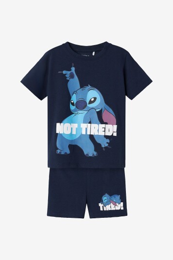 Name It Pyjamas nmmArush Stitch nReg SS Nightset WD Blå Name It Pyjamas nmmArush Stitch nReg SS Nightset WD Blå
