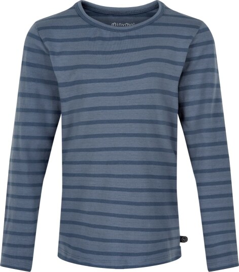 Minymo Basic 34 -T-Shirt Ls (2-Pack) Navy 128