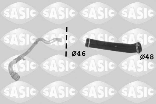 SASIC 3334063 Ladeluftslange