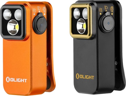 Lommelykt OLIGHT Oclip Pro S - 600 lm / 57 mm / Oppladbar, Svart