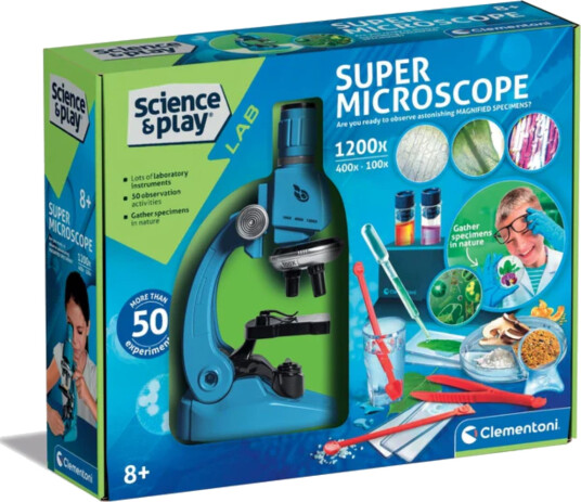 Clementoni Science & Play Vitenskapssett Mikroskop