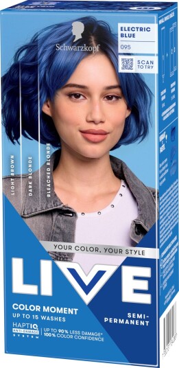 Schwarzkopf LIVE Color Moment 95 Electric Blue 50 ml