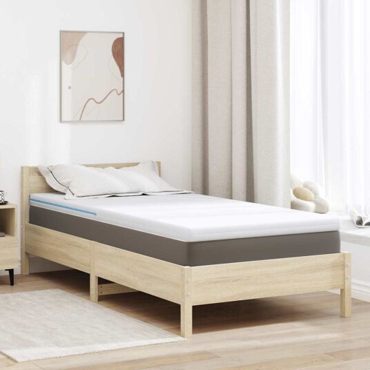 vidaXL Madrassbeskytter 120 x 200 cm tykk Jakardstoff Hvit