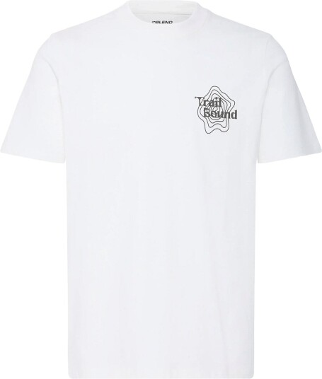 Blend Bhlevi S/S Graphic Tee SNOW WHITE S
