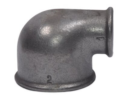 GF Georg Fischer 1,1/2" x 1,1/4" Svart Vinkel 90° Muffe