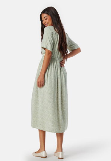 Pieces Pctala String Tie Midi Dress Tea XS