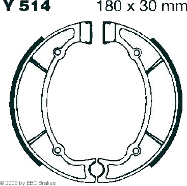 EBC Brakes Y514 Bremsesko sett