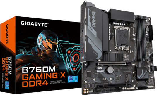 Gigabyte B760M Gaming Micro ATX Hovedkort med LGA 1700 og DDR4
