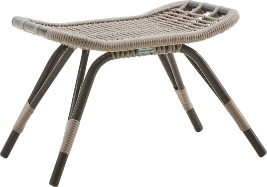 Sika Design Monet Fodskammel i kunstrotting Moccachino Sika Design Monet Fodskammel i kunstrotting Moccachino