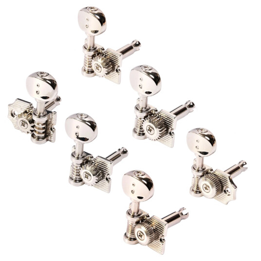 Graph Tech Prn-4624-N0 Ratio Electric Guitar Machine Heads Left - Nickel Graph Tech Prn-4624-N0 Ratio Electric Guitar Machine Heads Left - Nickel