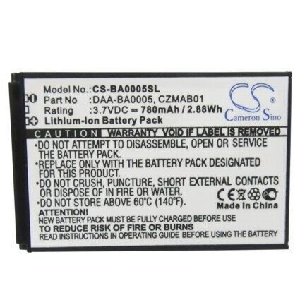 Creative Zen Micro Photo batteri (780 mAh 3.7 V, Sort) Creative Zen Micro Photo batteri (780 mAh 3.7 V, Sort)