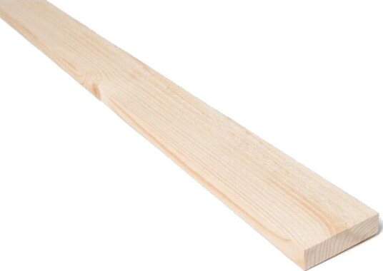 Bergene Holm Kledning rektangulær ubehandlet gran 19x73 mm klasse 1