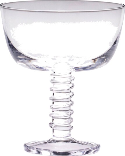 Hübsch Clink Champagneglass, klar