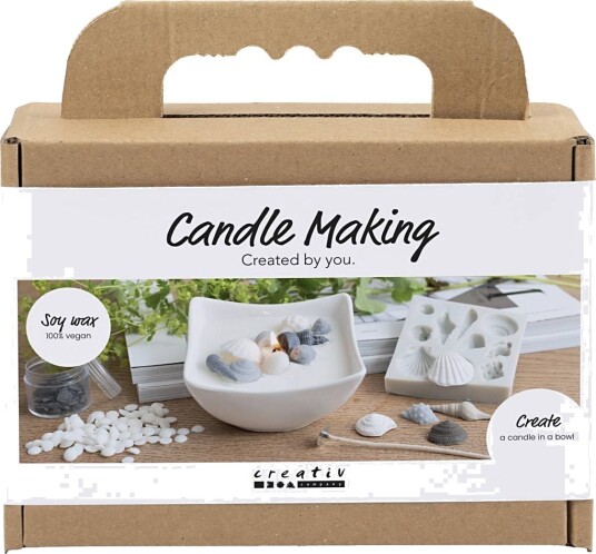 Creativ Company DIY-sett Lysstøping Skjell Mini
