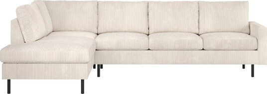 Peppe 4 seters Venstrevendt L formet Sjeselongsofa i Manchester Beige Peppe 4 seters Venstrevendt L formet Sjeselongsofa i Manchester Beige