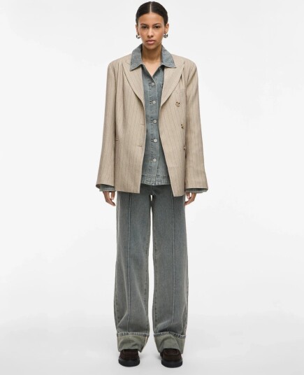 ROUGE EDIT Rousaga L/S Db Blazer   Beige   42