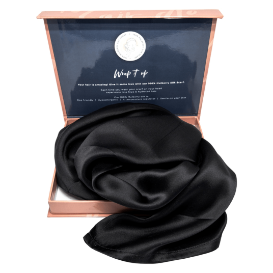 H.E.R 100% Mulberry Silk Head Scarf 80x80cm H.E.R 100% Mulberry Silk Head Scarf 80x80cm